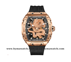 Bonest Gatti BG5606G Nam - Máy Cơ (Automatic) Phiên Bản Rồng Vàng Tặng Kèm Mô Hình Xe Đua