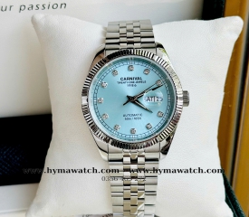 Đồng Hồ Nam Carnival 8131G - Bạc - Tiffany - Máy Automatic