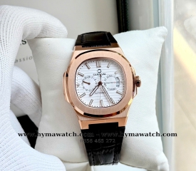 Carnival 8158G-Nam-Dây da-Màu Trắng-Máy Automatic  