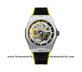 Bonest Gatti Maximum Speed Yellow BG7601 Nam - Máy Cơ (Automatic) Tặng Kèm Mô Hình Xe Đua