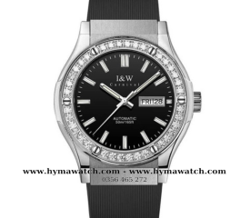 Carnival I&W 55851G - Nam - Thép bạc đá-Màu Đen-Máy Cơ (Automatic)  