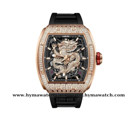 Carnival I&W 787G - Nam -Vàng Hồng- Đính đá-Máy Cơ (Automatic) 