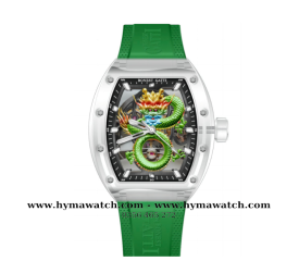 Bonest Gatti BG9980 Nam - Máy Cơ (Automatic)- Màu Xanh Tặng Kèm Mô Hình Xe Đua