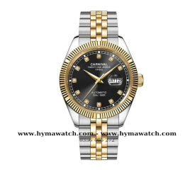 Đồng Hồ Nam Carnival 8131G - Demi-Đen - Máy Automatic  