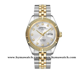 Đồng Hồ Nam Carnival 8131G - Demi-Trắng - Máy Automatic  