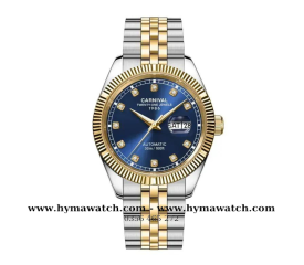 Đồng Hồ Nam Carnival 8131G - Demi-Xanh dương - Máy Automatic   