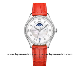  Carnival -IW582L-Dây da-Màu đỏ cam