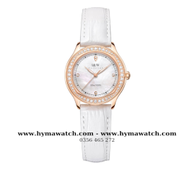  Carnival -IW593L-Dây da-Màu trắng  