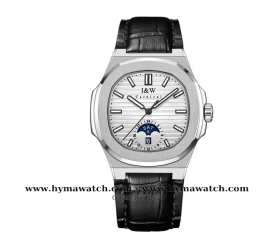 Carnival I&W 735G - Nam - Dây da-Màu Trắng-Máy Cơ (Automatic) 