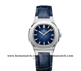  Carnival -8161L-Nữ-Dây Da-Màu Xanh đen