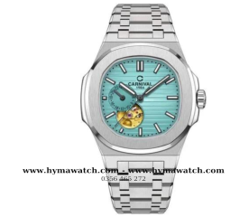 Carnival 8159G-Nam-Thép Bạc-Màu Xanh-Máy Automatic 