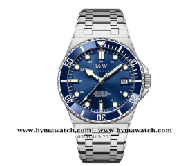  Đồng hồ Nam I&W Carnival 726G-Xanh - Máy Automatic 