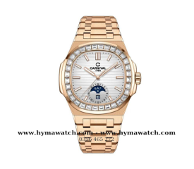  Carnival Nautilus 8110G Dây Thép - Nam - Màu Vàng Trắng- Máy Cơ (Automatic)