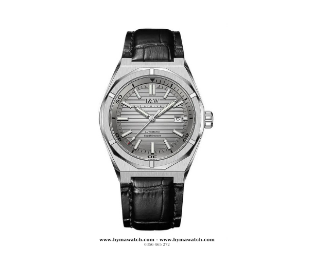  Carnival I&W 711G  Automatic - Nam -   XÁM - Dây da