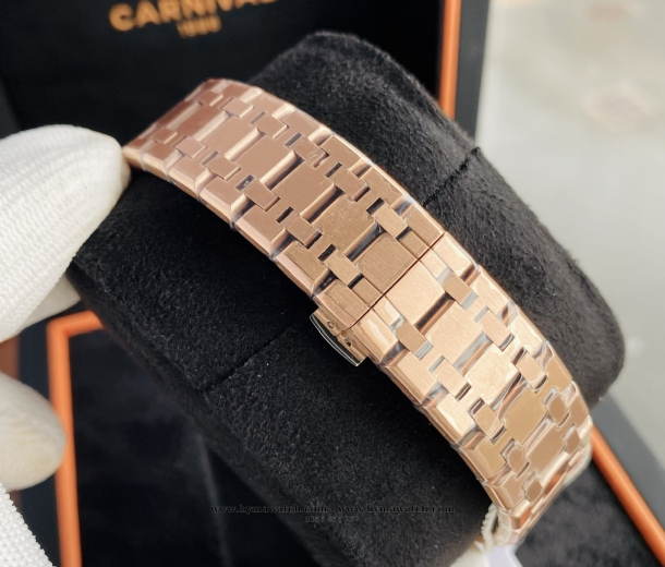 Carnival Nautilus Automatic 8110G Nam - Màu Vàng Nâu