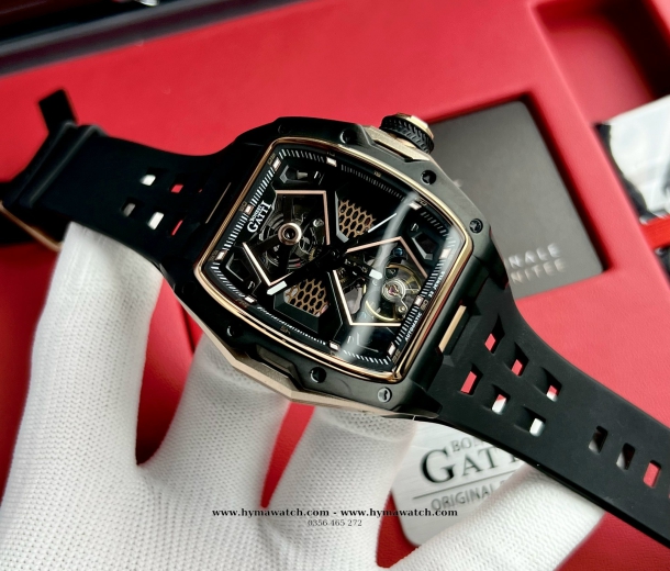 Bonest Gatti Ghost BG5501-A4 Nam - Máy Cơ (Automatic) Tặng Kèm Mô Hình Xe Đua
