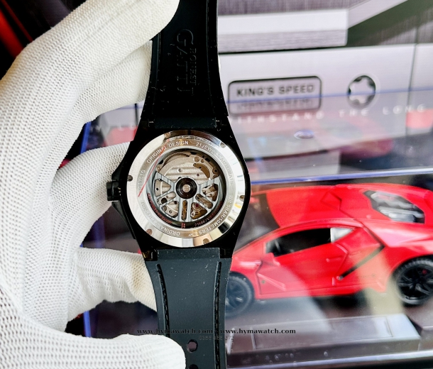 Bonest Gatti Ghost BG8701-A4 Nam - Máy Cơ (Automatic) Tặng Kèm Mô Hình Xe Đua