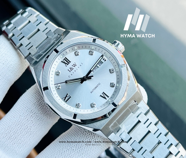 Carnival I&W 751G - Nam - Màu Trắng - Máy Cơ (Automatic)