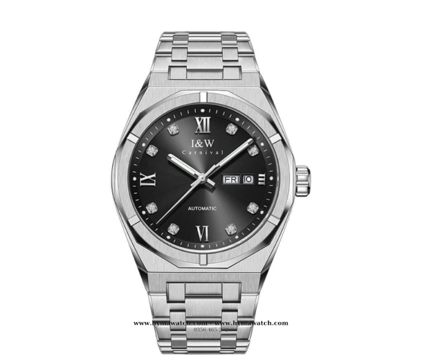 Carnival I&W 751G - Nam - Màu Đen - Máy Cơ (Automatic)