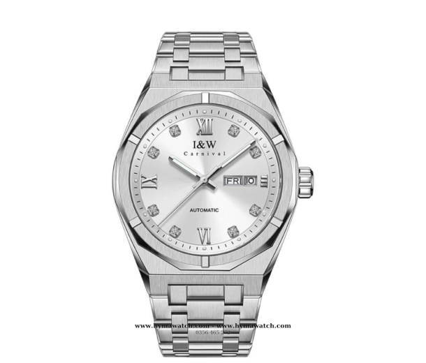 Carnival I&W 751G - Nam - Màu Trắng - Máy Cơ (Automatic)