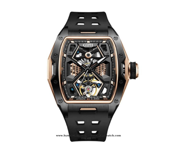Bonest Gatti Ghost BG5501-A4 Nam - Máy Cơ (Automatic) Tặng Kèm Mô Hình Xe Đua
