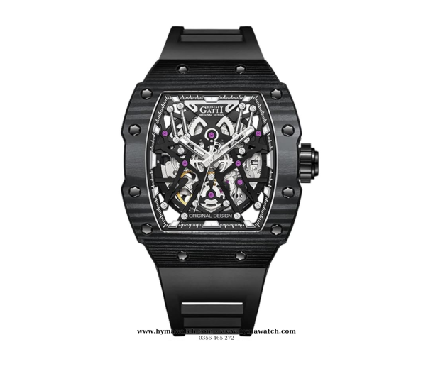 Bonest Gatti Carbon BG9907 Nam - Máy Cơ (Automatic)