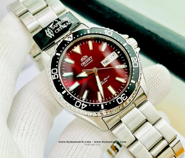 Orient Mako III 42mm Diver Watch RA-AA0003R19B: ĐỎ
