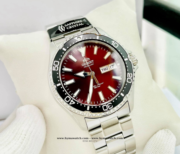 Orient Mako III 42mm Diver Watch RA-AA0003R19B: ĐỎ
