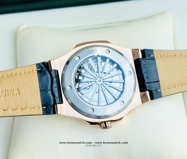  Carnival Nautilus Automatic 8108G - Nam -DD-D - Dây da đen