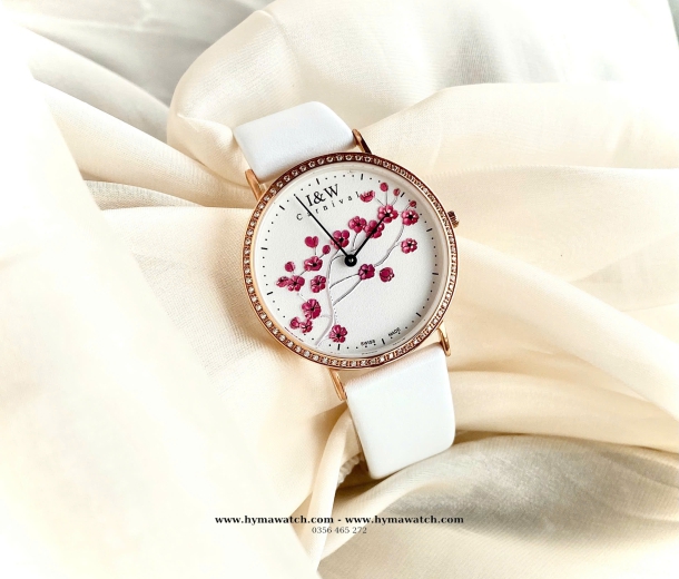  Carnival -IW3002L-Dây da-Màu trắng 
