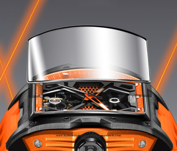 Bonest Gatti Ghost BG5501-A2 Nam - Máy Cơ (Automatic) Tặng Kèm Mô Hình Xe Đua 