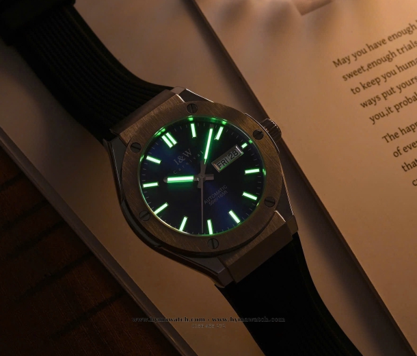 Carnival I&W 55851G - Nam - Thép bạc - Màu Trắng-Máy Cơ (Automatic)
