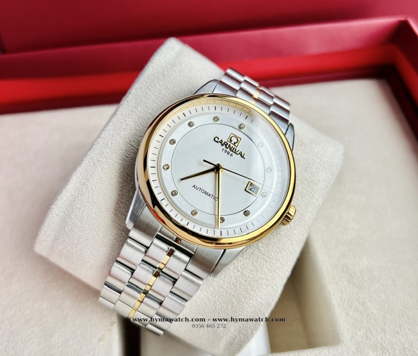  Đồng hồ Carnival 5668G Automatic - Nam - Máy Automatic