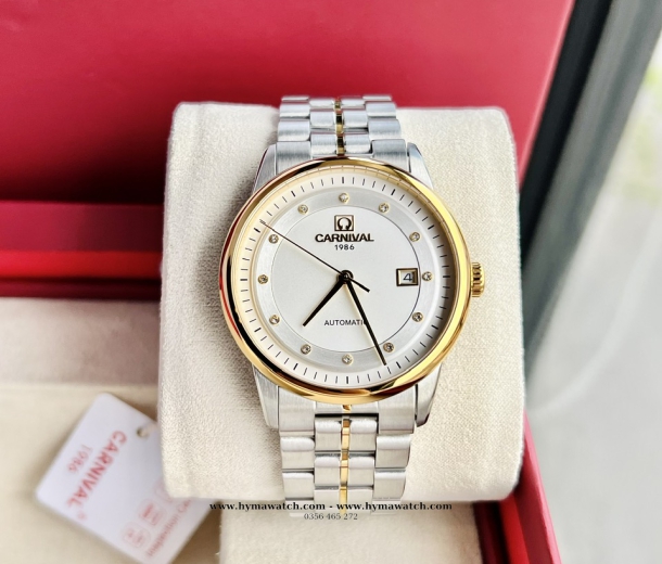  Đồng hồ Carnival 5668G Automatic - Nam - Máy Automatic