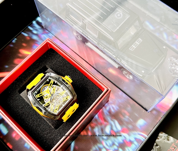 Bonest Gatti BG5502 Nam - Máy Cơ (Automatic) Tặng Kèm Mô Hình Xe Đua