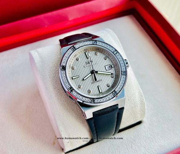 Đồng Hồ Nam Carnival I&W 610G - Dây da-Trắng - Máy Automatic  