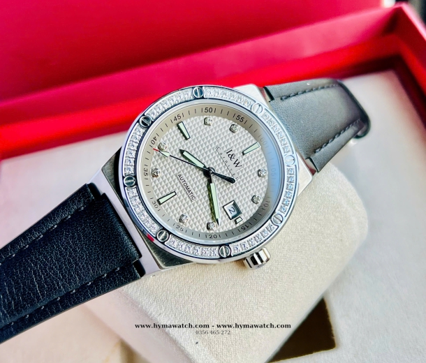 Đồng Hồ Nam Carnival I&W 610G - Dây da-Trắng - Máy Automatic  