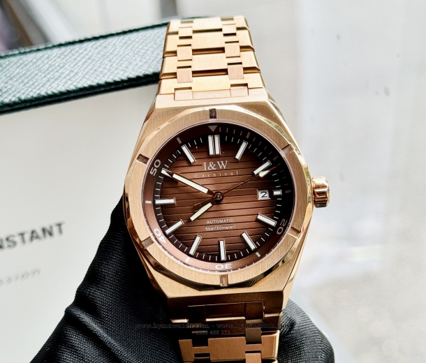 Carnival-IW-711g-Automatic-Nam-Vàng hồng -Nâu