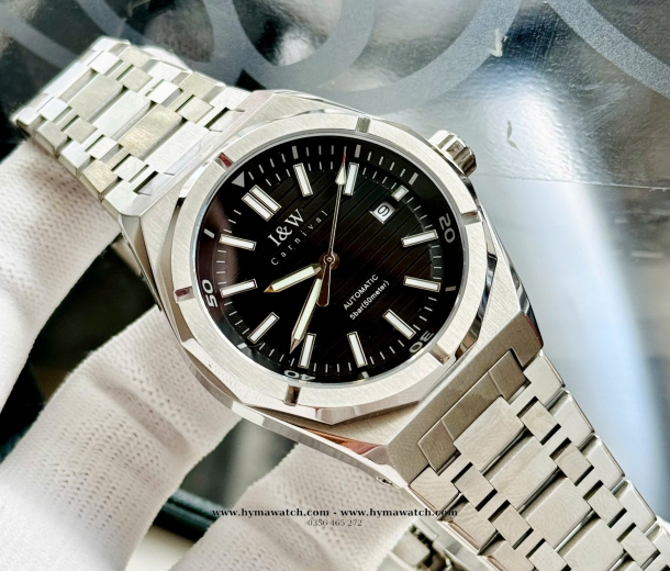  Carnival I&W 711G  Automatic - Nam - Bạc đen