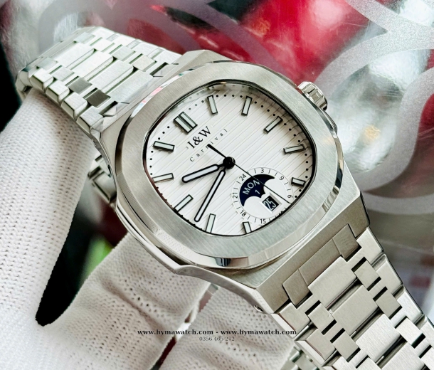 Carnival I&W 735G Automatic - Nam - Màu Trắng