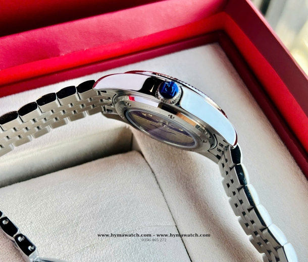 Đồng Hồ Nam Carnival 8131G - Bạc - Xanh lá - Máy Automatic 
