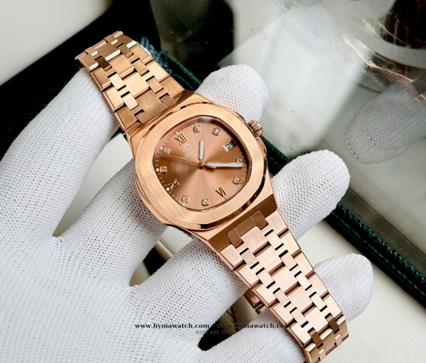  Carnival -8160L-Nữ-Vàng Hồng-Màu Nâu
