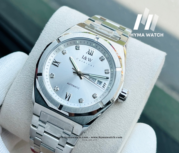 Carnival I&W 751G - Nam - Màu Trắng - Máy Cơ (Automatic)
