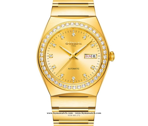  Carnival 8581G-Nam-Màu Vàng-Vàng-Máy Automatic