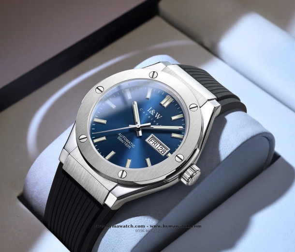 Carnival I&W 55851G - Nam - Thép bạc - Màu Xanh-Máy Cơ (Automatic)