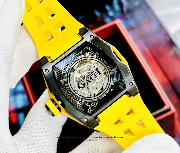 Bonest Gatti BG5502 Nam - Máy Cơ (Automatic) Tặng Kèm Mô Hình Xe Đua