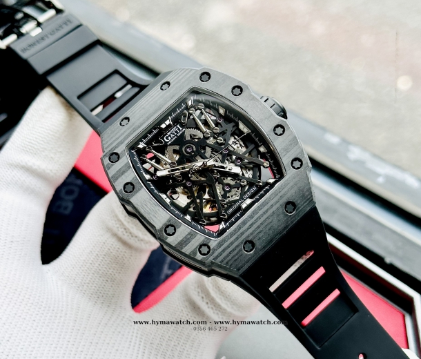 Bonest Gatti Carbon BG9907 Nam - Máy Cơ (Automatic)