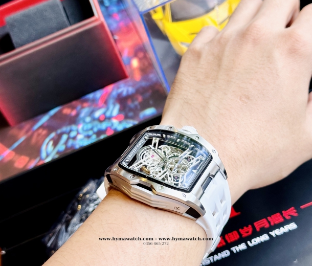 Bonest Gatti BG5502-A2 Nam - Máy Cơ (Automatic) Tặng Kèm Mô Hình Xe Đua