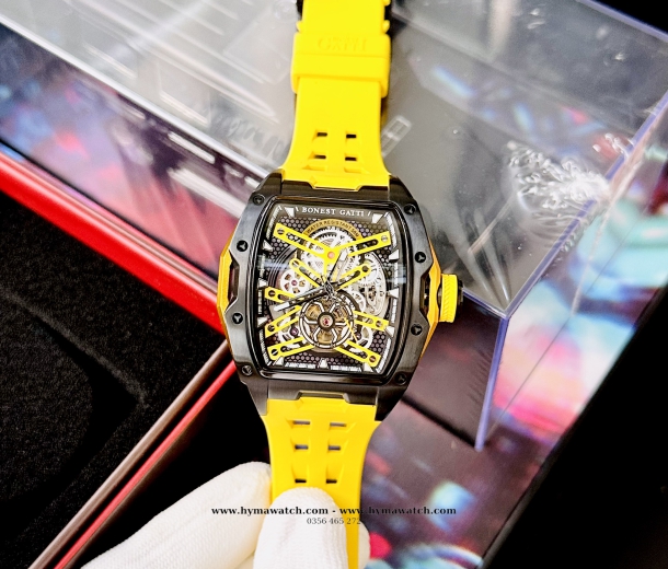 Bonest Gatti BG5502 Nam - Máy Cơ (Automatic) Tặng Kèm Mô Hình Xe Đua