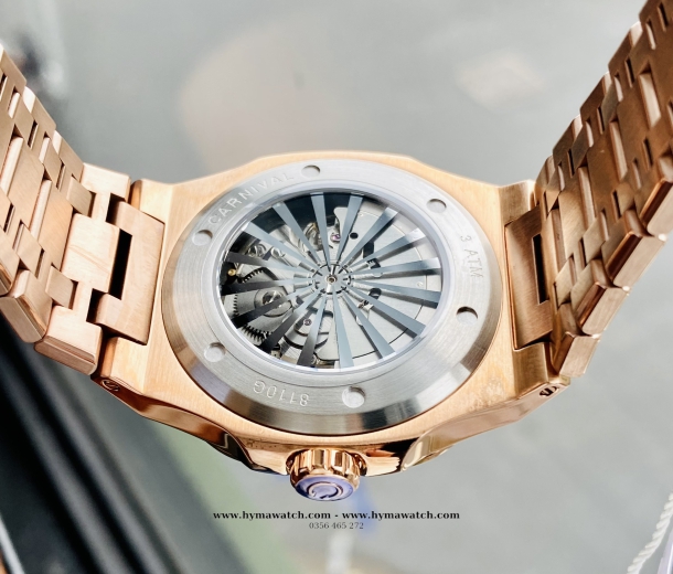 Carnival Nautilus Automatic 8110G Nam - Màu Vàng Đen